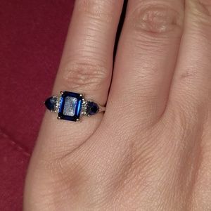 Jewelry - Sterling Silver Sapphire Ring Jewelry - Sterling Silver Sapphire Ring